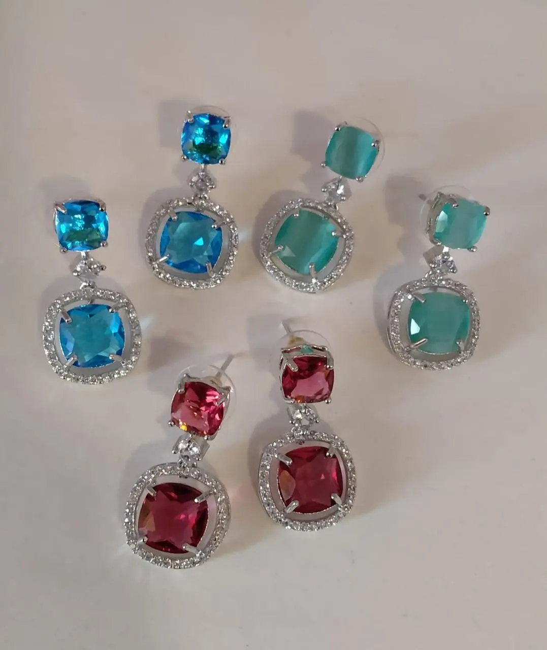 American Dimond Earrings -1991 - Image 4