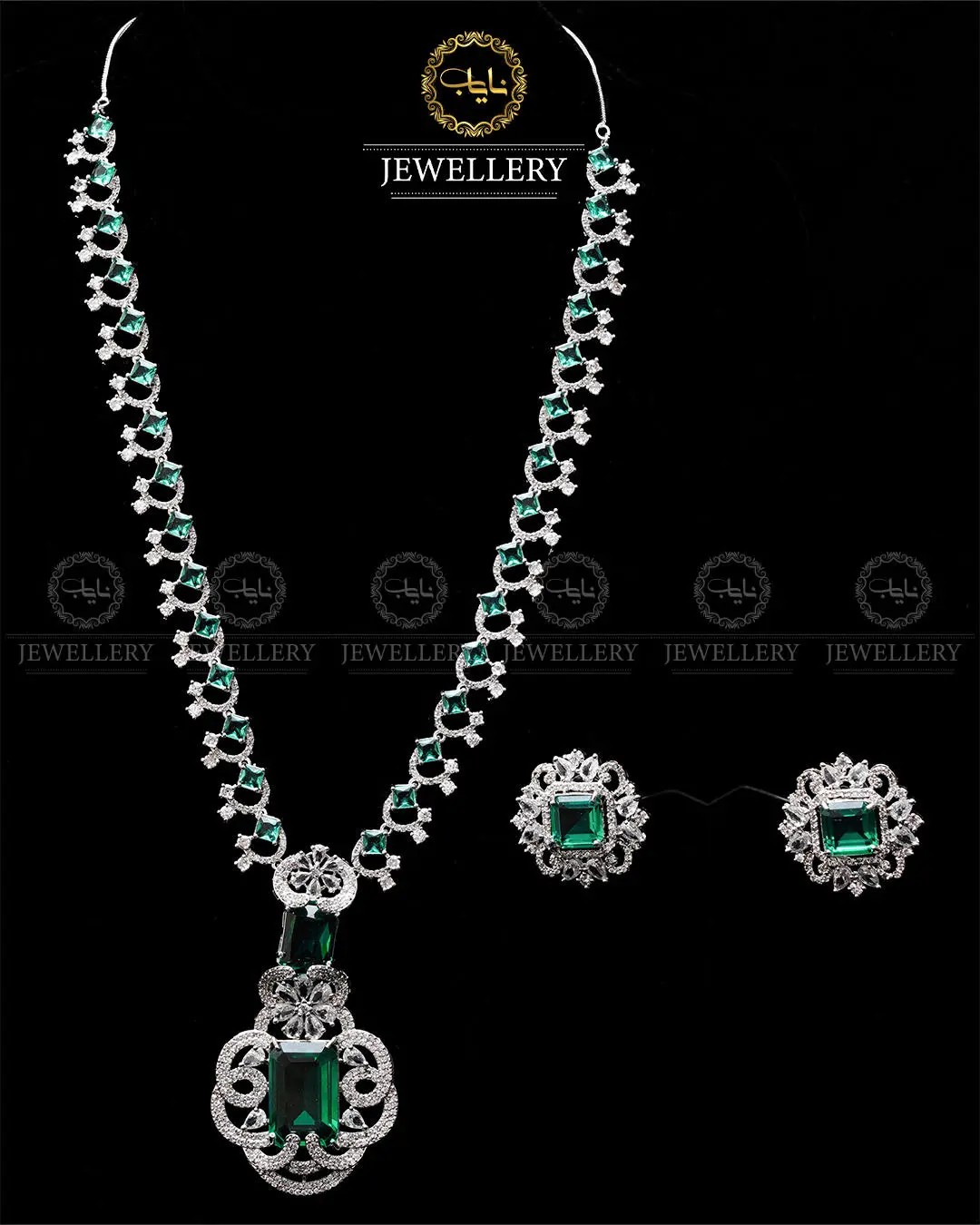 American Dimond with Doublet stones Nita Ambani Mala set-2015 - Image 3