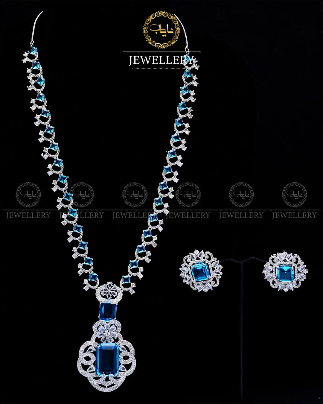 American Dimond with Doublet stones Nita Ambani Mala set-2015 - Image 4