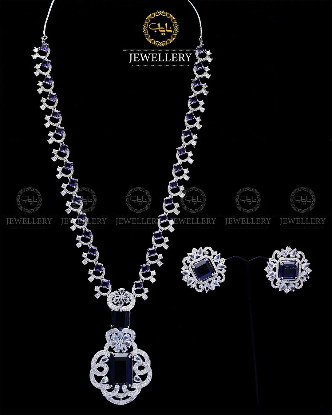 American Dimond with Doublet stones Nita Ambani Mala set-2015 - Image 6