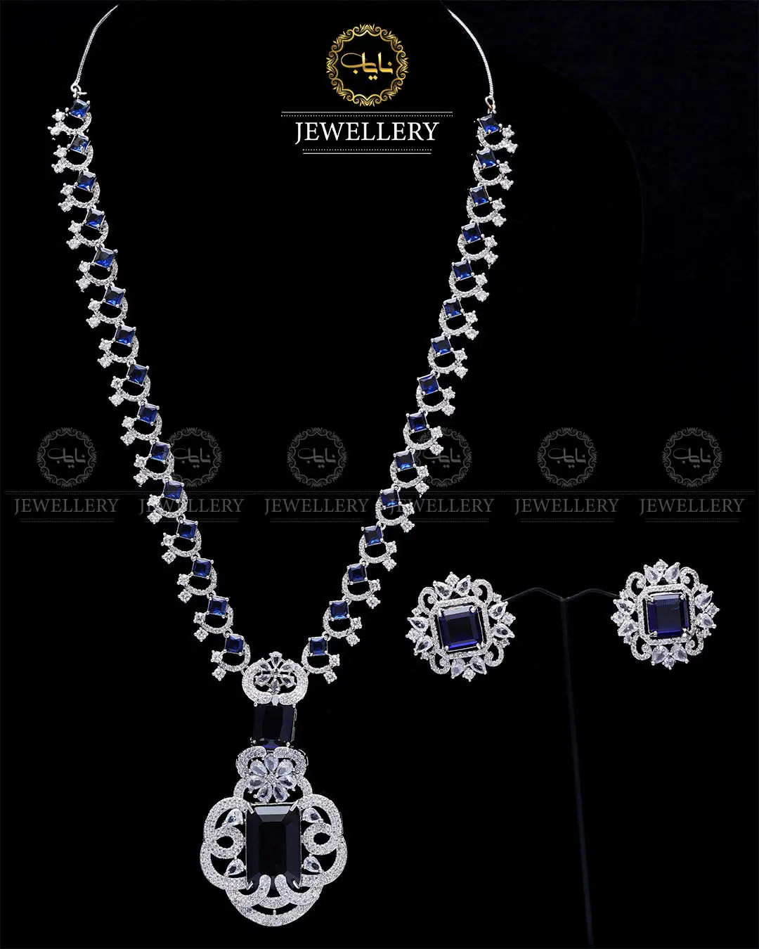 American Dimond with Doublet stones Nita Ambani Mala set-2015 - Image 8