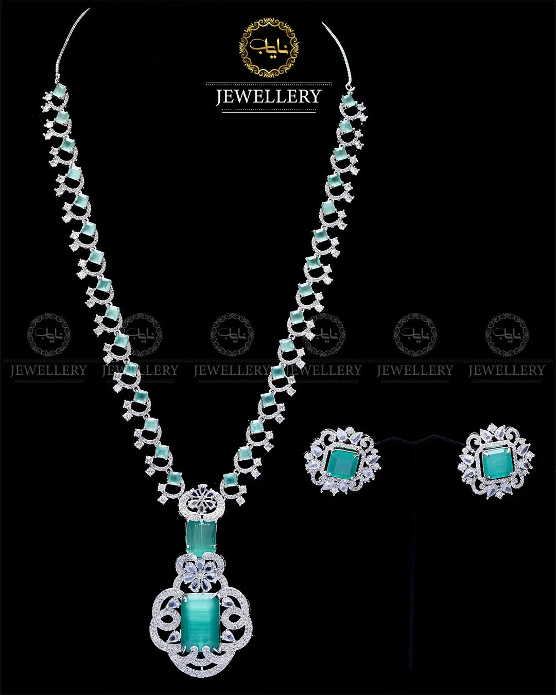 American Dimond with Doublet stones Nita Ambani Mala set-2015 - Image 9