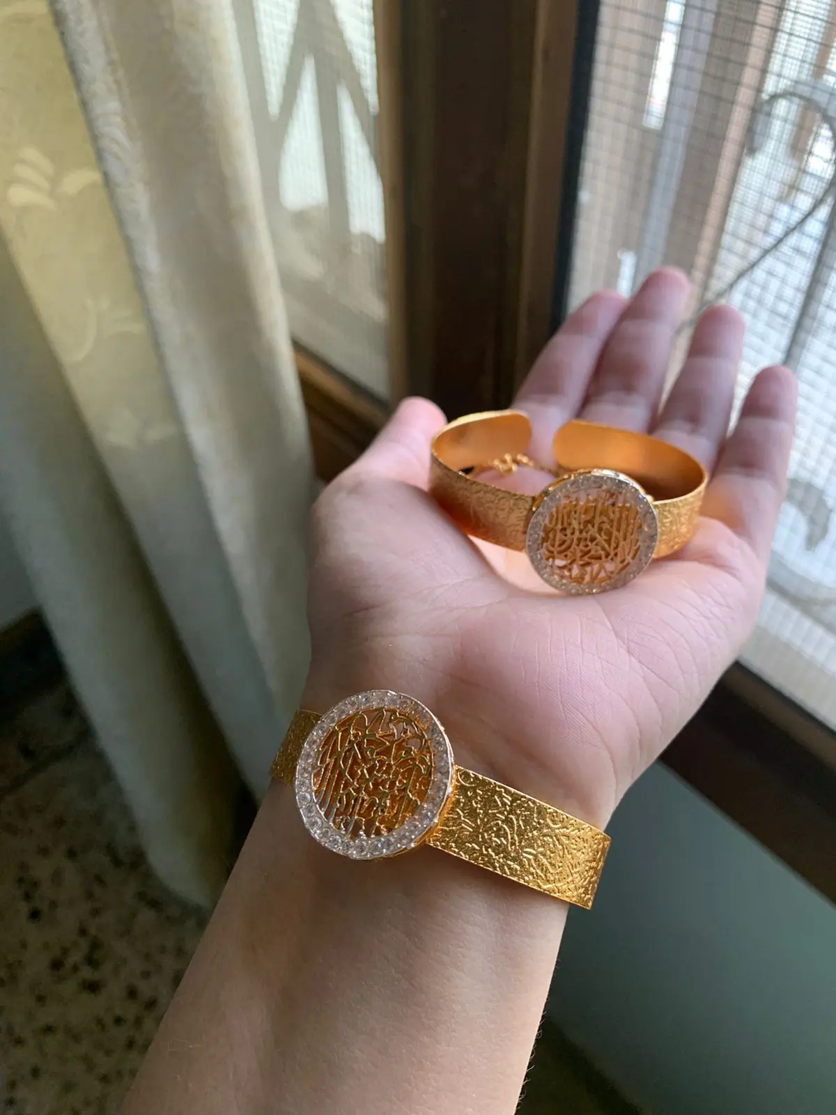 Calligraphy kalma Bracelet (Each) Size adjustable NJ-1802 - Image 3