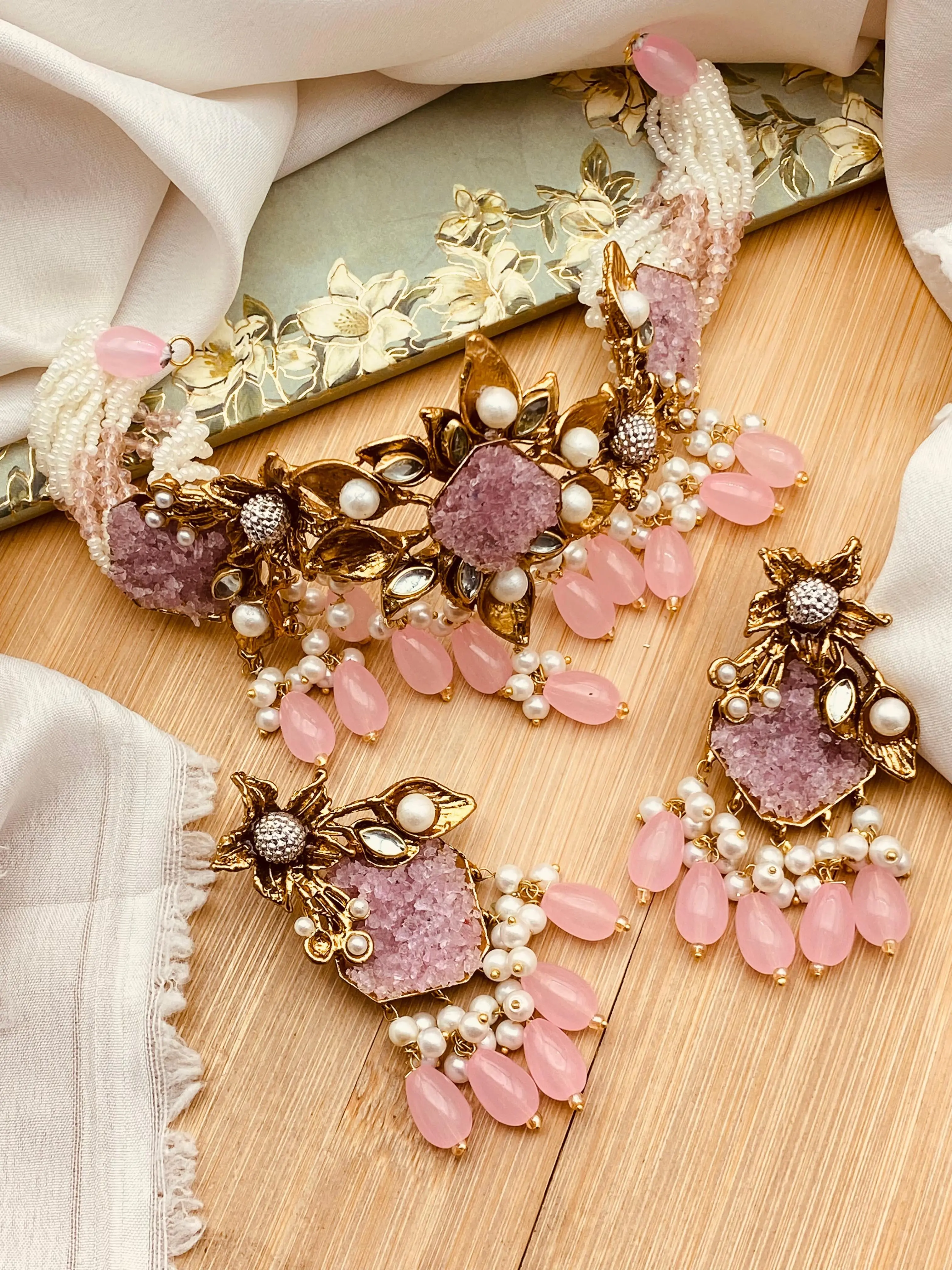 Crush Chokar Set NJ-1556 - Image 3