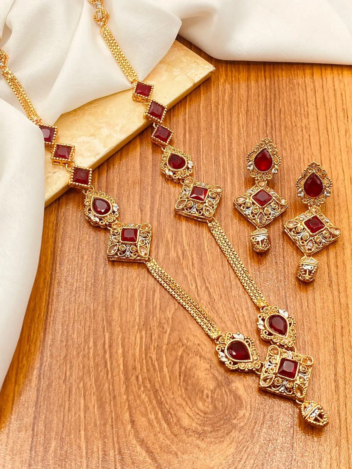 Signature Egyptian Mala With Earring NJ-1497 - Image 10