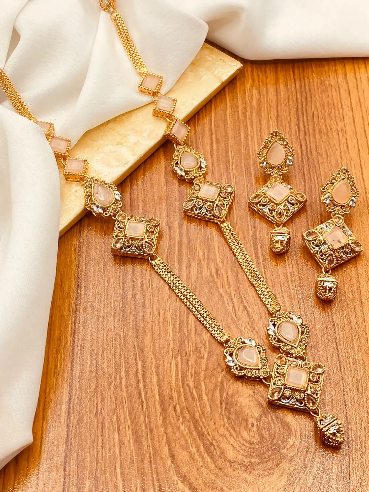 Signature Egyptian Mala With Earring NJ-1497 - Image 5