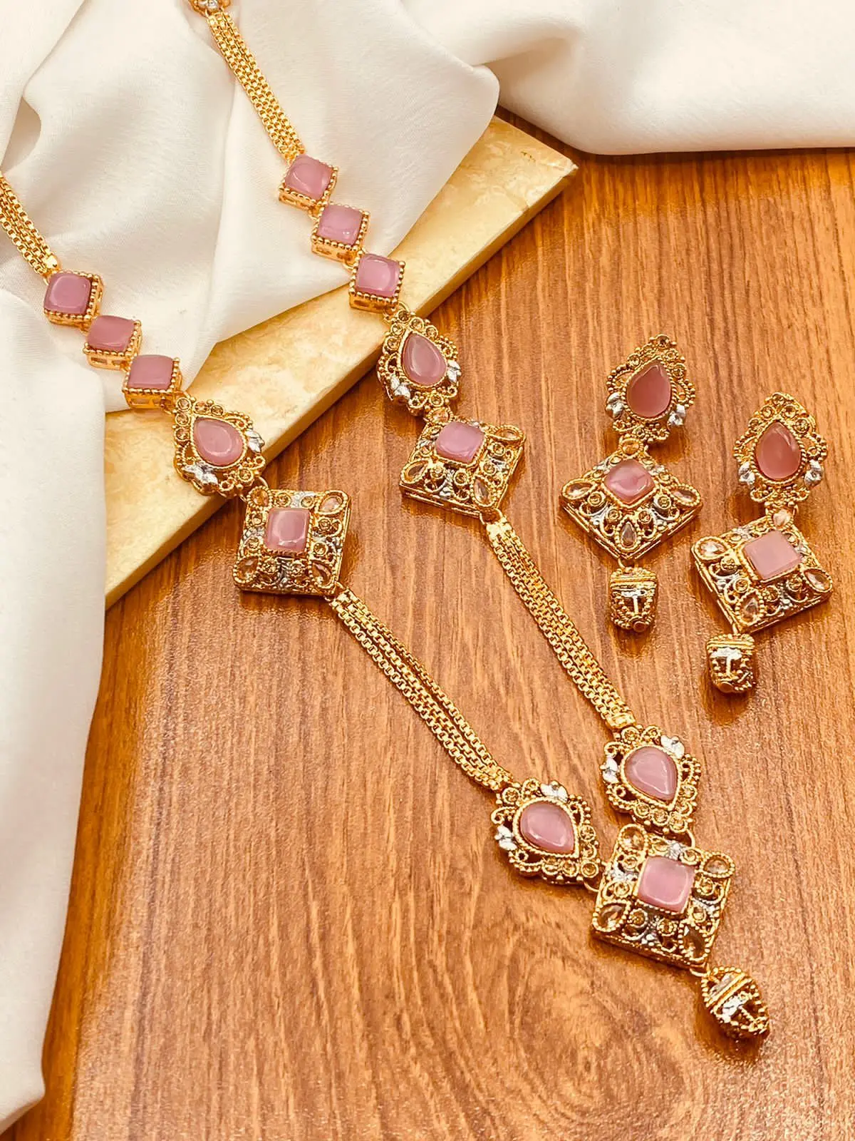 Signature Egyptian Mala With Earring NJ-1497 - Image 6