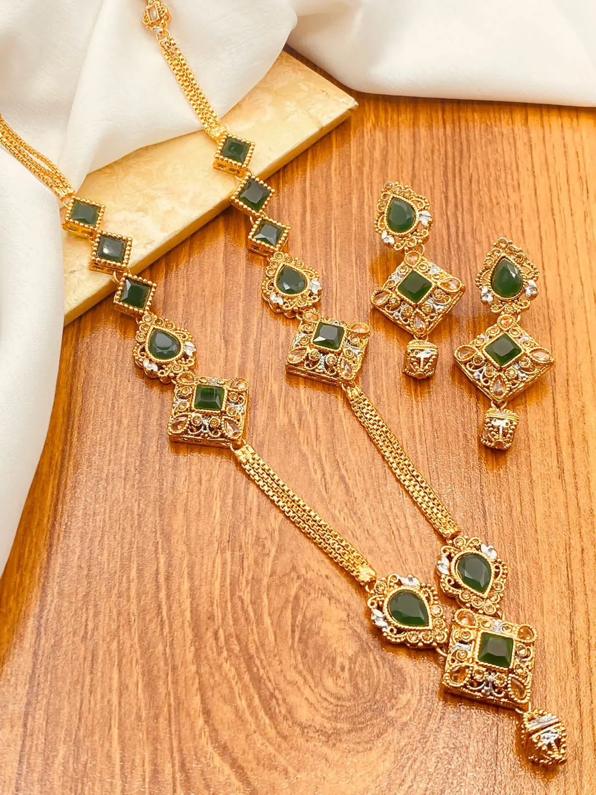 Signature Egyptian Mala With Earring NJ-1497 - Image 9