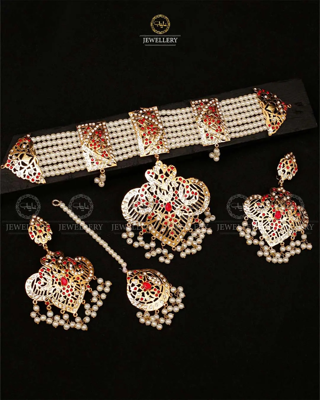 Hyedrabadi Chokar set with Tika-2153 - Image 3