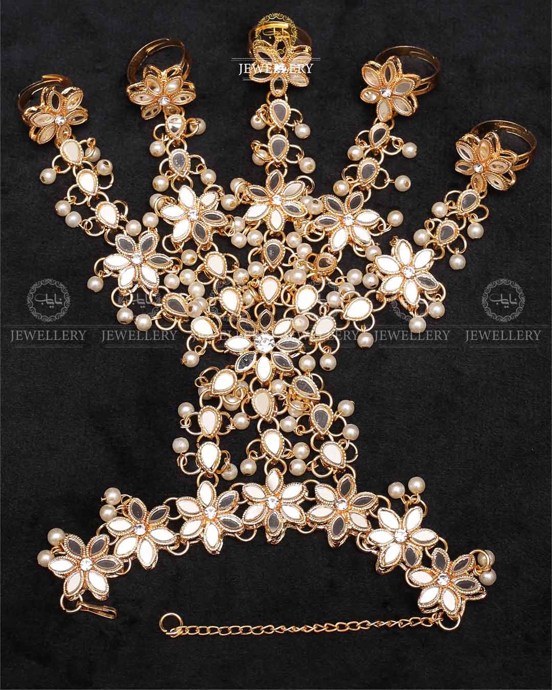Kundan Bridal Panja-2211-Golden - Image 3