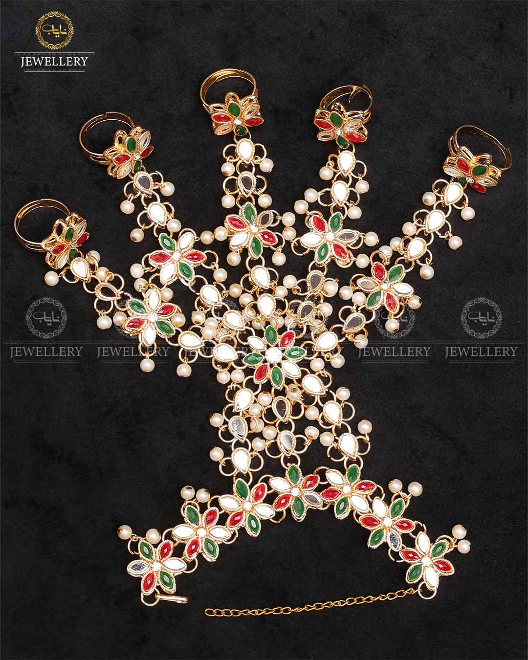 Kundan Bridal Panja-2211-Golden - Image 7