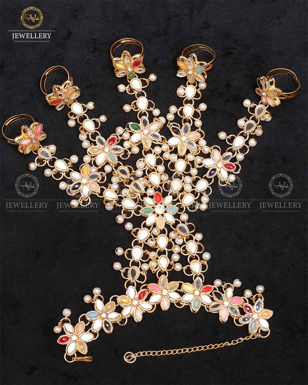 Kundan Bridal Panja-2211-Golden - Image 8