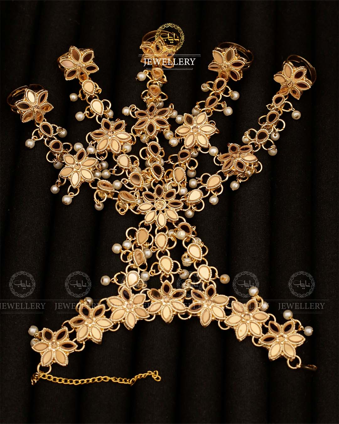 Kundan Bridal Panja-2211-Golden - Image 9