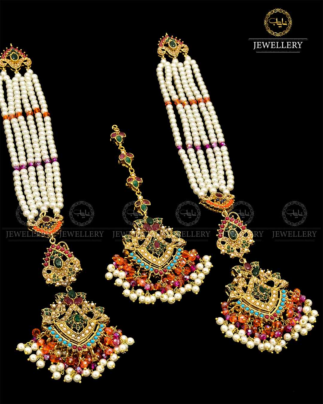 Noratan Sahara Earrings with Tika NJ-1668 - Image 4