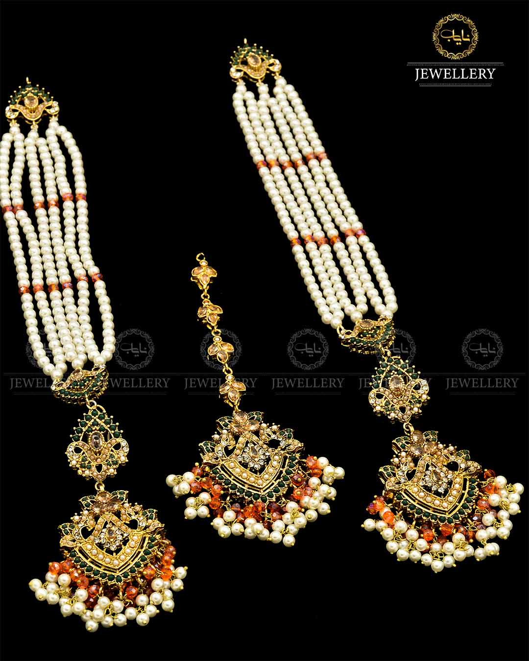 Noratan Sahara Earrings with Tika NJ-1668 - Image 5