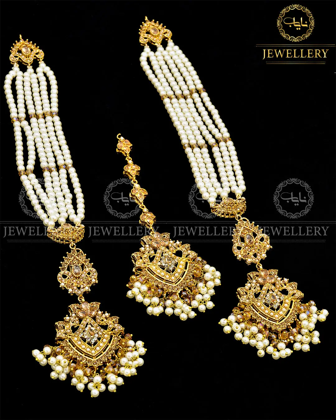 Noratan Sahara Earrings with Tika NJ-1668 - Image 6