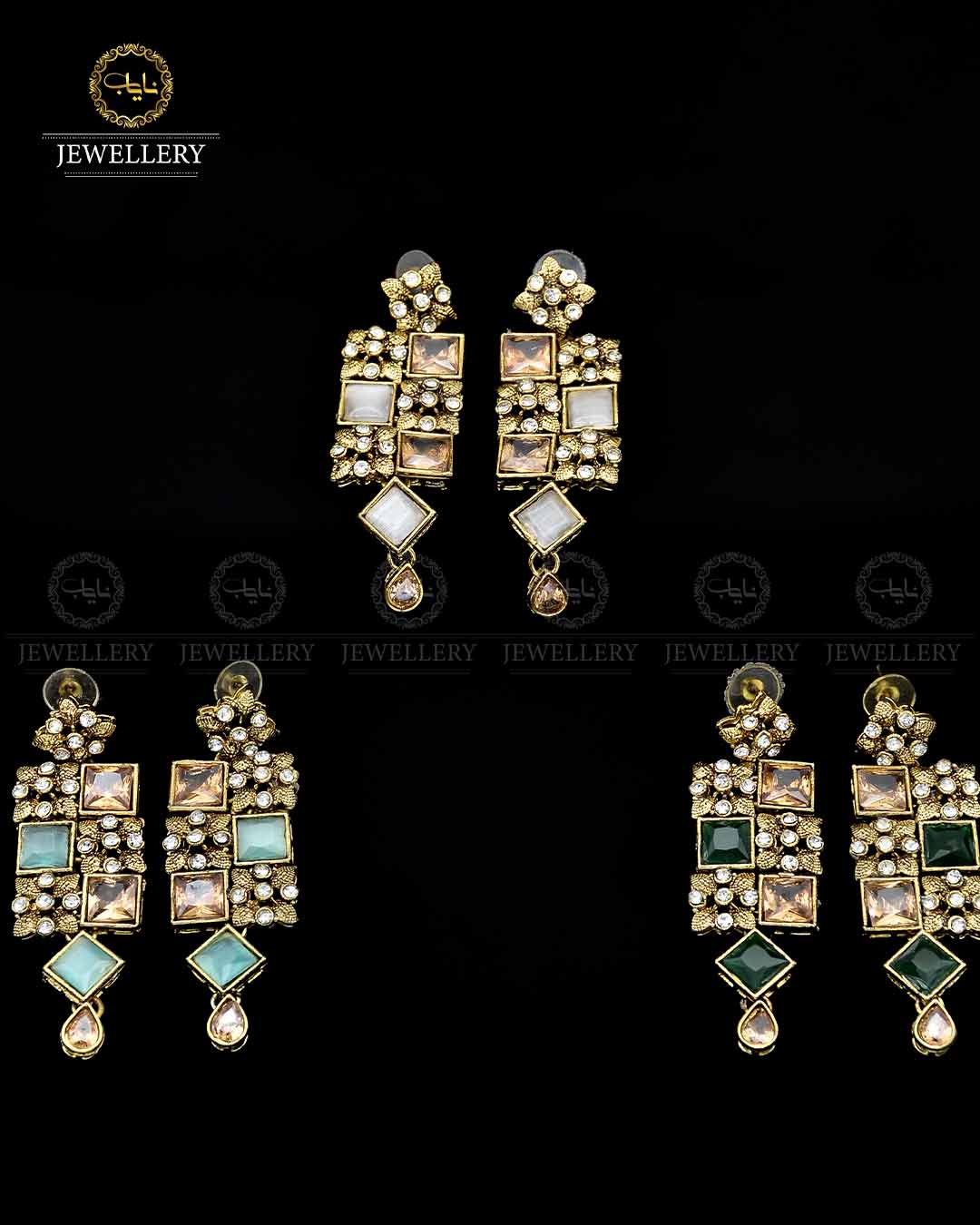 Zarcon Earrings NJ-1754-G - Image 4